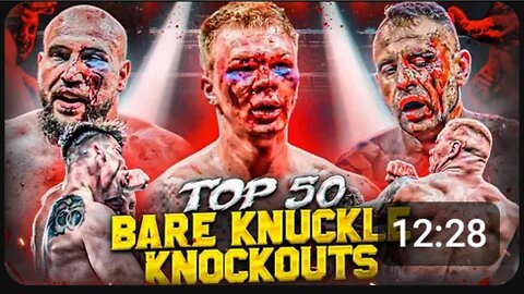 Top 50 Most Brutal Bare Knuckle Knockouts Ever _ Top Dog_ BKFC_ Bare Knuckle Boxing