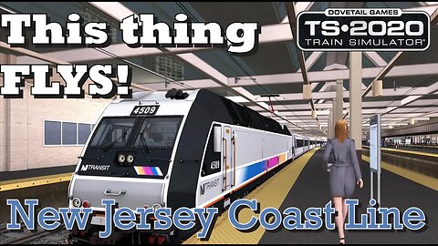 Train Simulator 2020 - New Jersey Coastline - The ALP 45DP flys down the rails