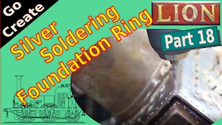 Lion - Miniature Locomotive in 5" Gauge pt.18 - Silver Soldering Foundation Ring
