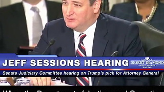 Ted Cruz Jeff Sessions Hearing