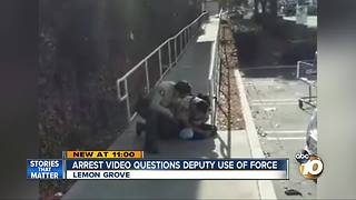 Arrest videographer questions deputy use of force