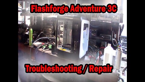 flashforge Adventure 3C Troubleshooting repair, Bad PTFE tube Boden coupler, under extrusion