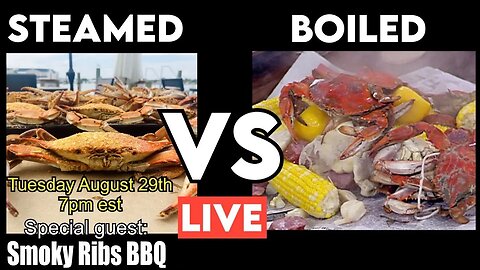 Steamed VS Boiled Blue Crabs | Sam from Outdoors in Maryland and myself talk all things blue crab