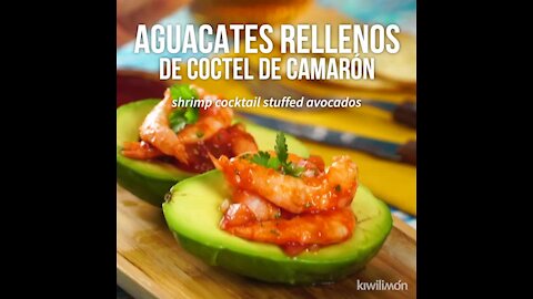 Shrimp Cocktail Filled Avocados