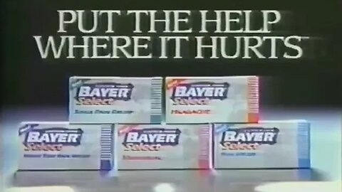 1993 Bayer Aspirin "Oww My Hands Hurt, Grandkids" Commercial (90's Commercial)