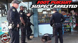 Restraining Order Violation Suspect Foot Pursuit Arrest | Copwatch