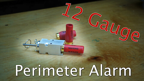 12 Gauge Shotgun Perimeter Alarm - Build Your Own