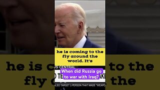 Biden says Russia is at war with Iraq