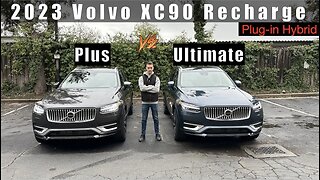 2023 Volvo XC90 Recharge Plug-in Hybrid Plus vs Ultimate