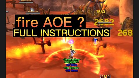 how to AOE farm with FIRE Mage? - GOLD FARM WOTLK