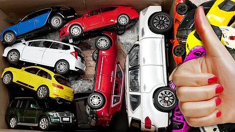 Box Full of Cars, Bus, Truck, Land Cruiser, Honda, Toyota, Nissan, Mercedes