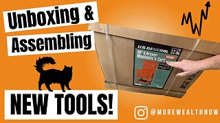 We Finally Got Tools! Unboxing and Assembling a Bunch of New Garage Tools [WRX Part 5]