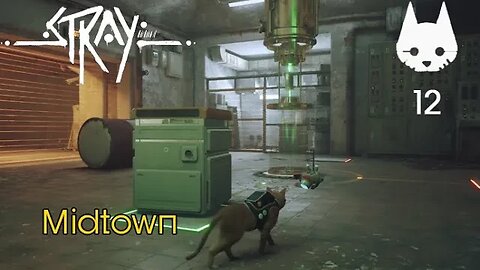 Stray: Part 12 - Midtown Neocorp Factory (no commentary) PS4