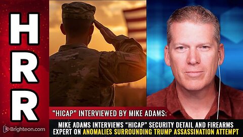 Mike Adams interviews “HiCap” security detail and firearms expert...