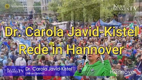 🔥 Rede Dr. Carola Javid-Kistel - LIVE in Hannover 14.05.2022