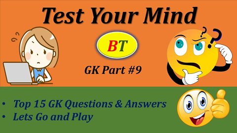 GK Part #09_Top 15 GK Question & Answer_Hindi, General knowledge questions and answers in हिंदी