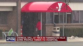 Chemical spill causes illnesses at metro Detroit YMCA