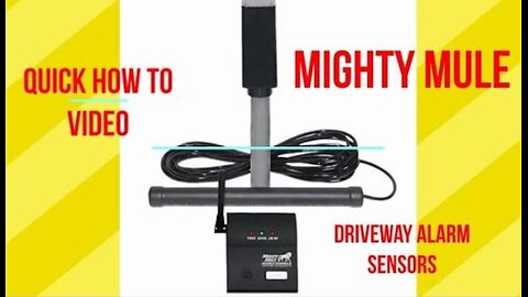 Secure Your Home at the Entrance! Mighty Mule Driveway Alarm System #diy #home