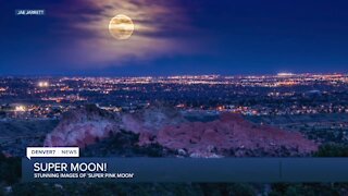 Stunning photos of the Super Pink Moon in Colorado and around the world