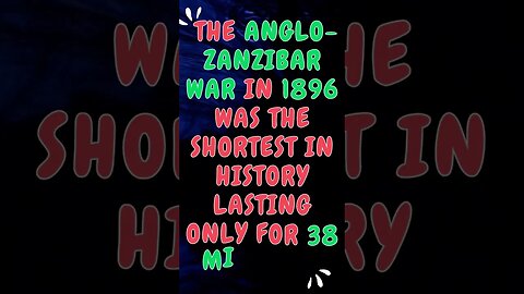 🕵️‍♂️Uncovering a Fact of History!! #shortsfact #historicalfacts #historyfacts #zanzibar #britain