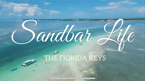 Islamorada Sandbar Spectacular Drone Flight |Over The Beautiful Florida Keys Turquoise Waters