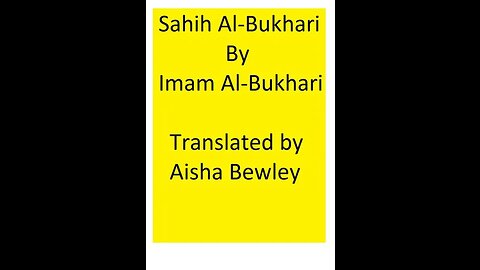 Sahih Al-Bukhari: 44