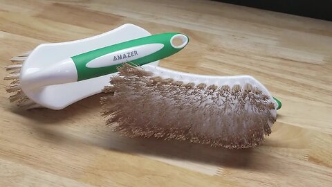 Amazer Scrub Brushes, Heavy Duty Bathroom, Kitchen Cleaning