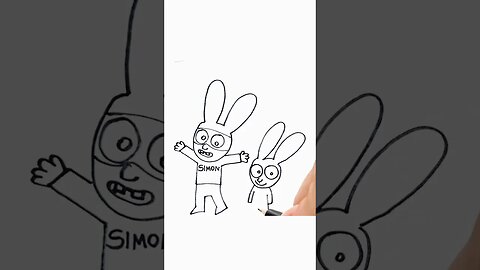 Easy and fun tutorial on how to draw and paint Simon #shorts