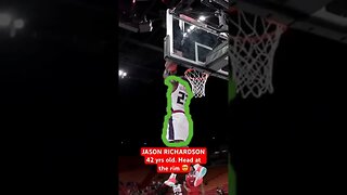 Jason Richardson STILL HAS HOPS 🐇🐰🔥 #nbasummerleague #big3 #ballislife