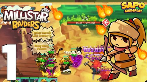 Millistar Raiders - Gameplay Part 1 (Android/IOS) SapoGamePlay - Jogos #gamesandroid #gaming