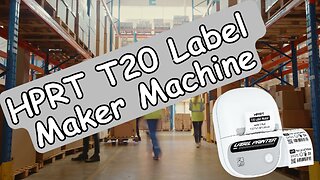 HPRT T20 Portable 50mm Label Maker Machine with Tape, RFID, Bluetooth, App, Quick Review & Tutorial