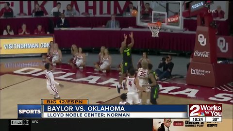 Oklahoma trounced at home by Baylor, 77-47