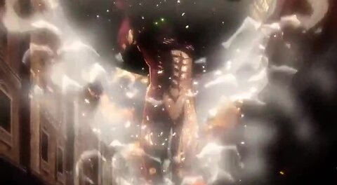 Attack on Titan Eren plugs the wall sub