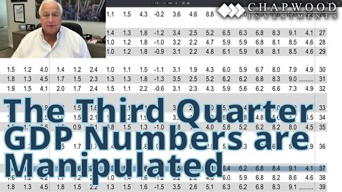 The Third Quarter GDP Numbers are Manipulated | Making Sense with Ed Butowsky