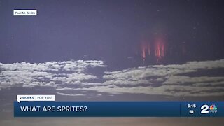 What are lightning sprites?