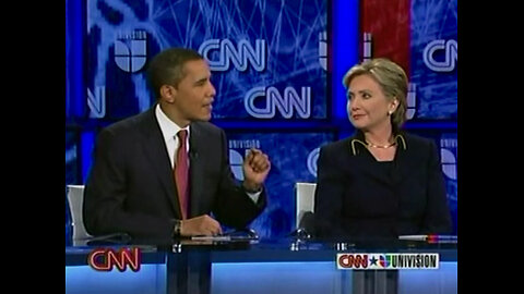 Barack Obama Hillary Clinton Primary Debate February 21, 2008 CNN and Univision