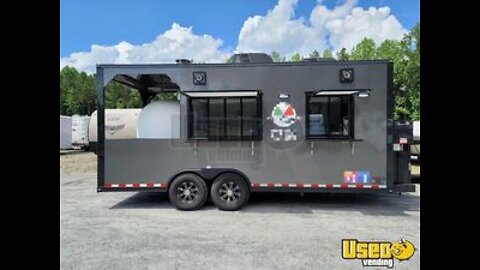 2020 8' x 20' Lightly Used Wood-Fired Pizza Trailer with Porch | Mobile Pizzeria for Sale in Georgia