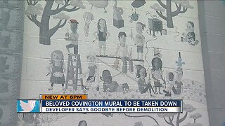 Mural in Covington decommissioned for new construction