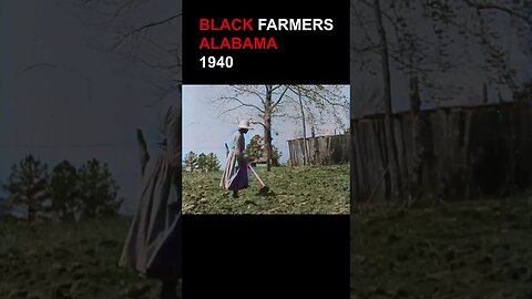 1940: African American Farming Community, Alabama | 60fps, AI Enhanced, Colorized