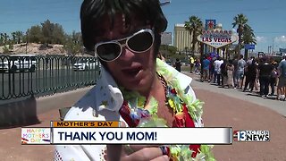 People in Las Vegas thank their oms