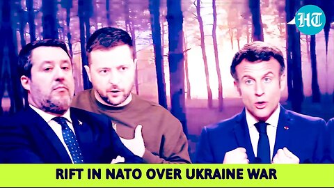 NATO Infighting Out In Open, Italian Dy PM Roasts Macron Over Ukraine War; ‘Put On A Helmet And…’
