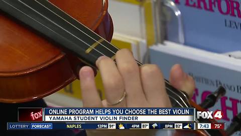 Free online program helps parents and students select ideal instruments