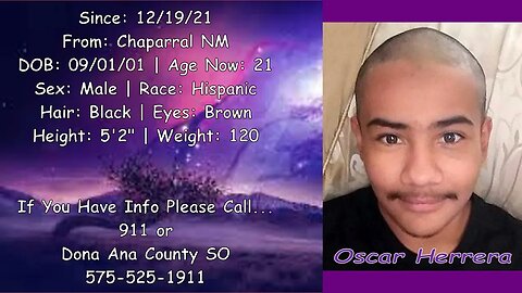 #Missing #Anniversary | Oscar Herrera | 12/18/2021