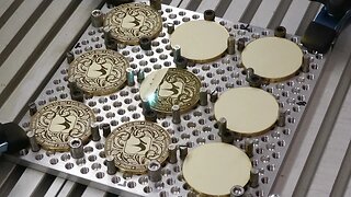 Fiber Laser Metal Engraving Brass Challenge Coins | Last Batch