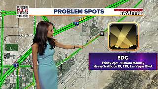 Heavy traffic expected after EDC
