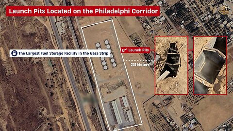 IDF: Launch Pits Embedded Near the Largest Fuel Storage Facility in the Gaza