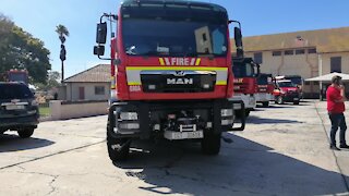 SOUTH AFRICA - Cape Town - City of Cape Town's new fire and rescue vehicles (Video) (zR8)