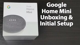 Unboxing & initial Setup - Google Home Mini AI Smart Home - Embracing Our Machine Overlords