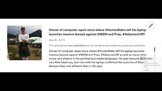 Computer repair store where Hunter Biden Took laptop Files lawsuit against MSM & @Rep. Adam Schiff