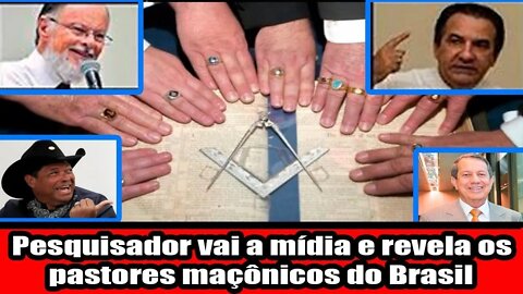 PESQUISADOR VAI A MÍDIA E REVELA OS PASTORES MAÇÔNICOS DO BRASIL!!!!